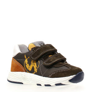 Jesko suède sneakers groen/geel