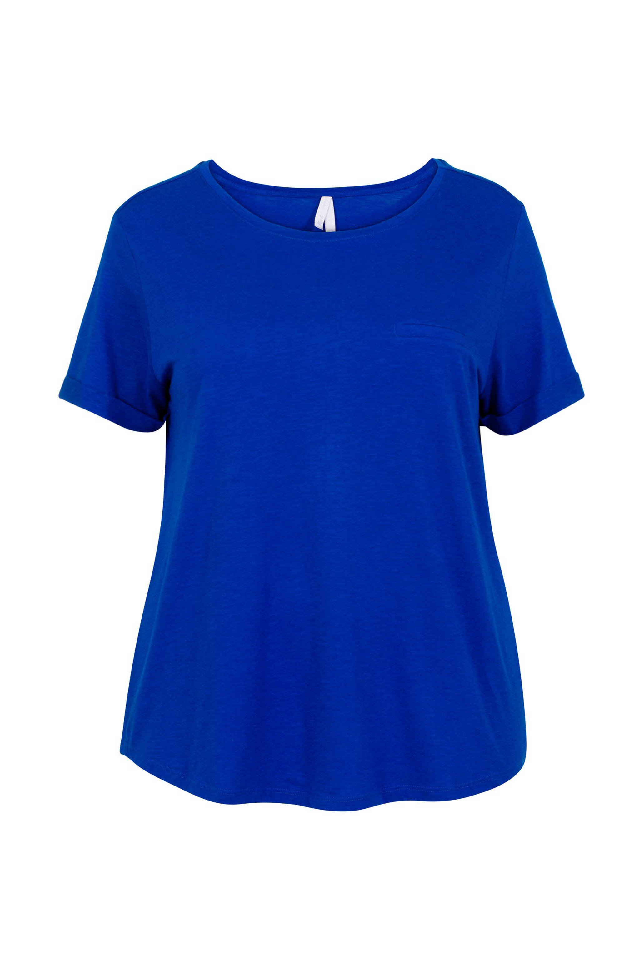 Miss Etam Plus Tshirt koningsblauw wehkamp