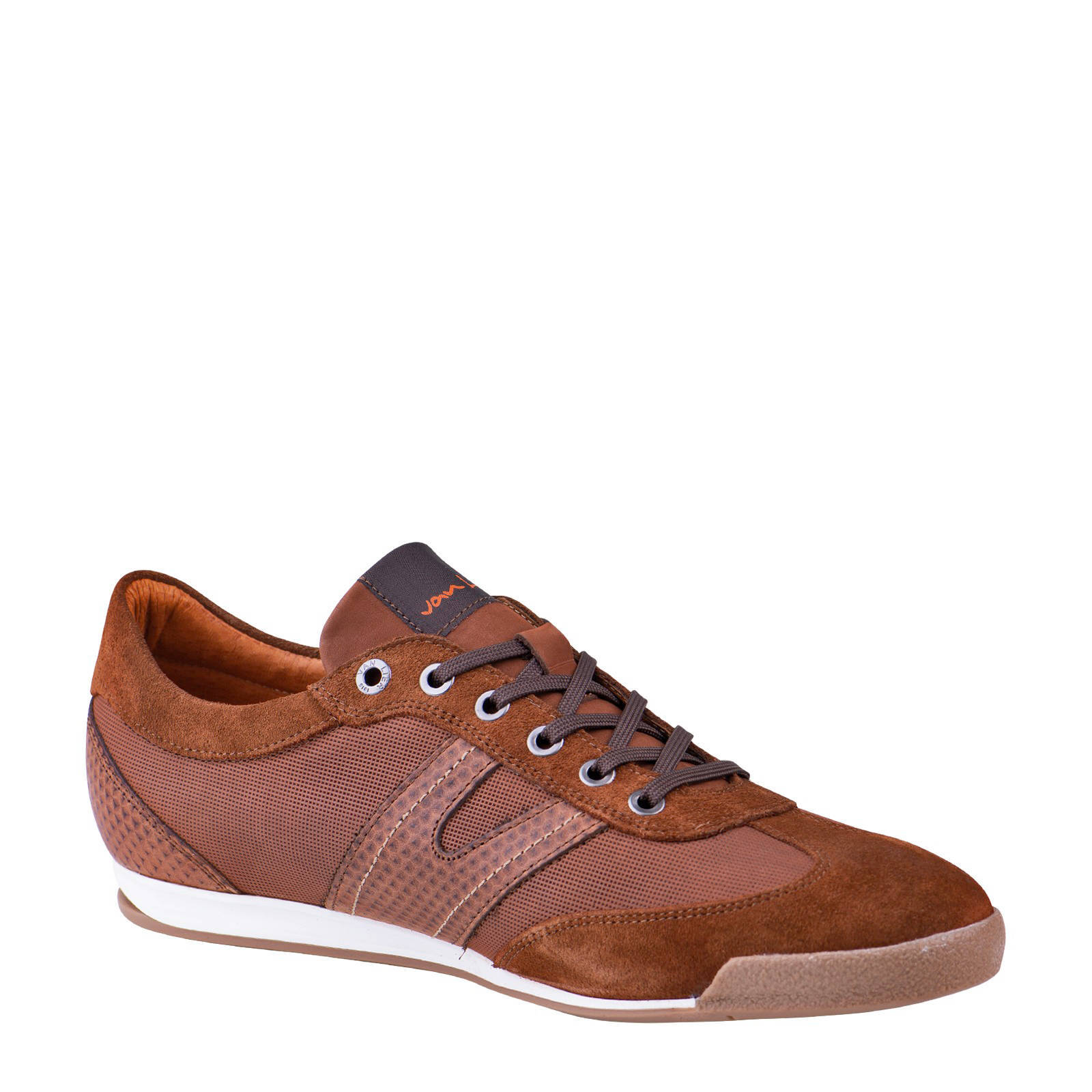 Van Lier 1917701 suède sneakers bruin | wehkamp