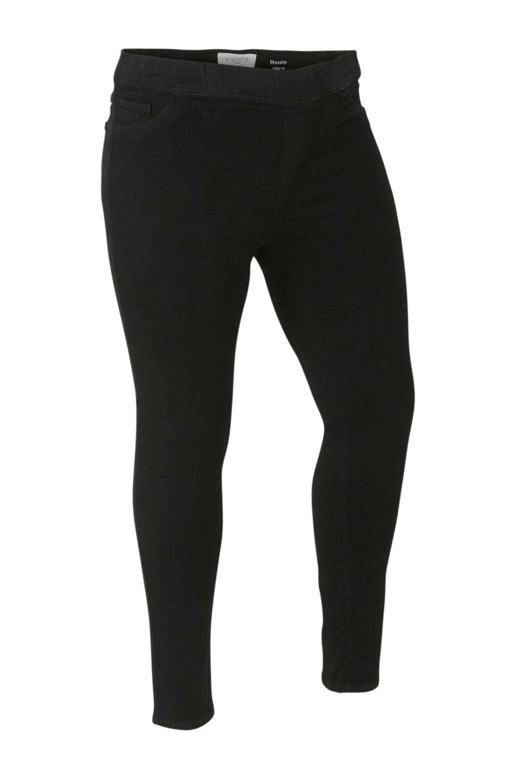 Violeta by Mango skinny jegging zwart, Zwart