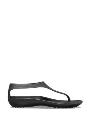Serena teenslippers zwart