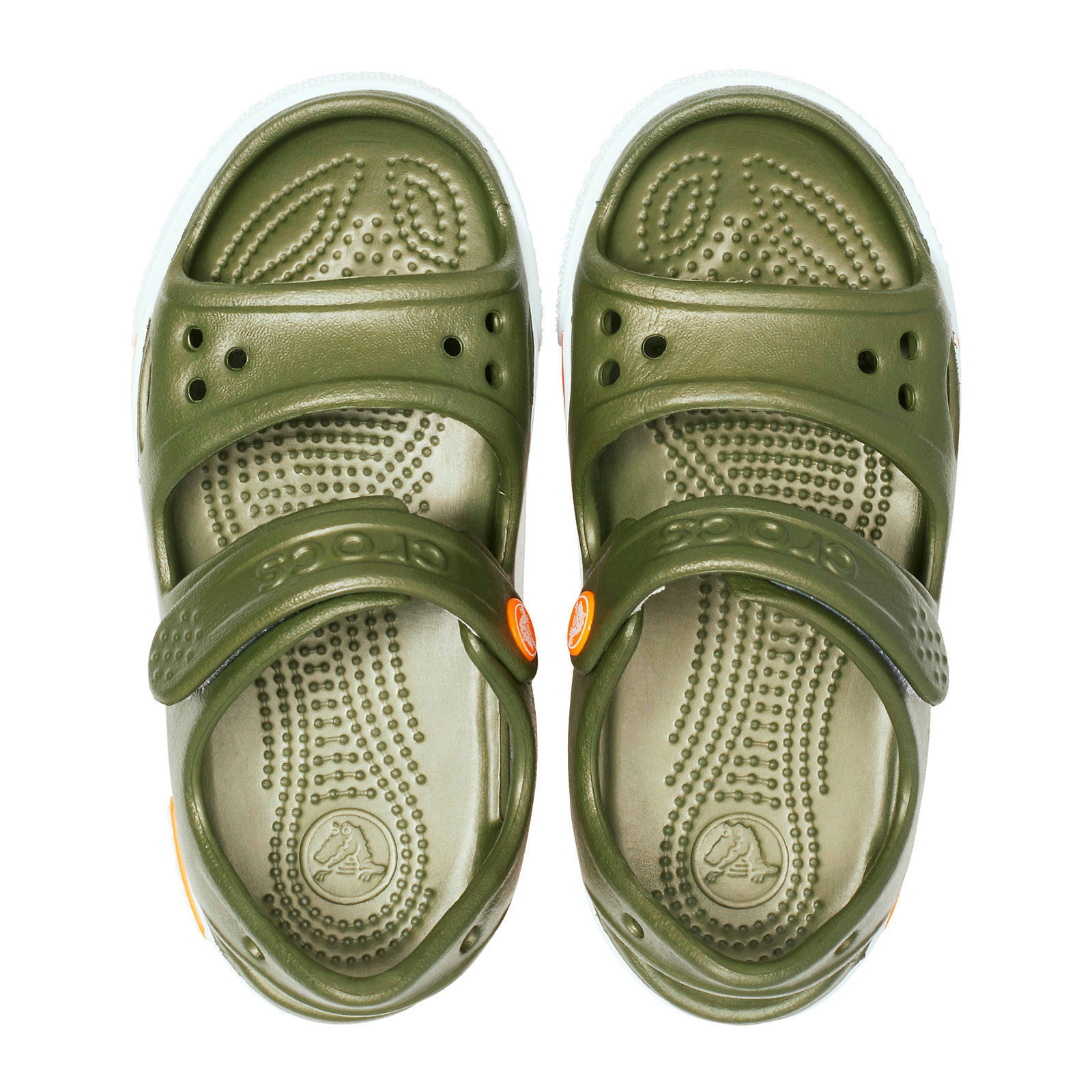 Crocs Jibbitz Crockband Jibbitz sandalen groen | wehkamp