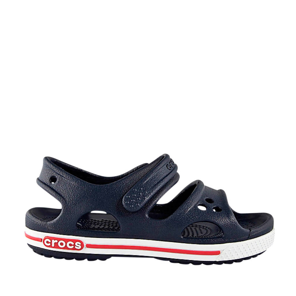 Crocs Jibbitz sandalen blauw, Navy-White