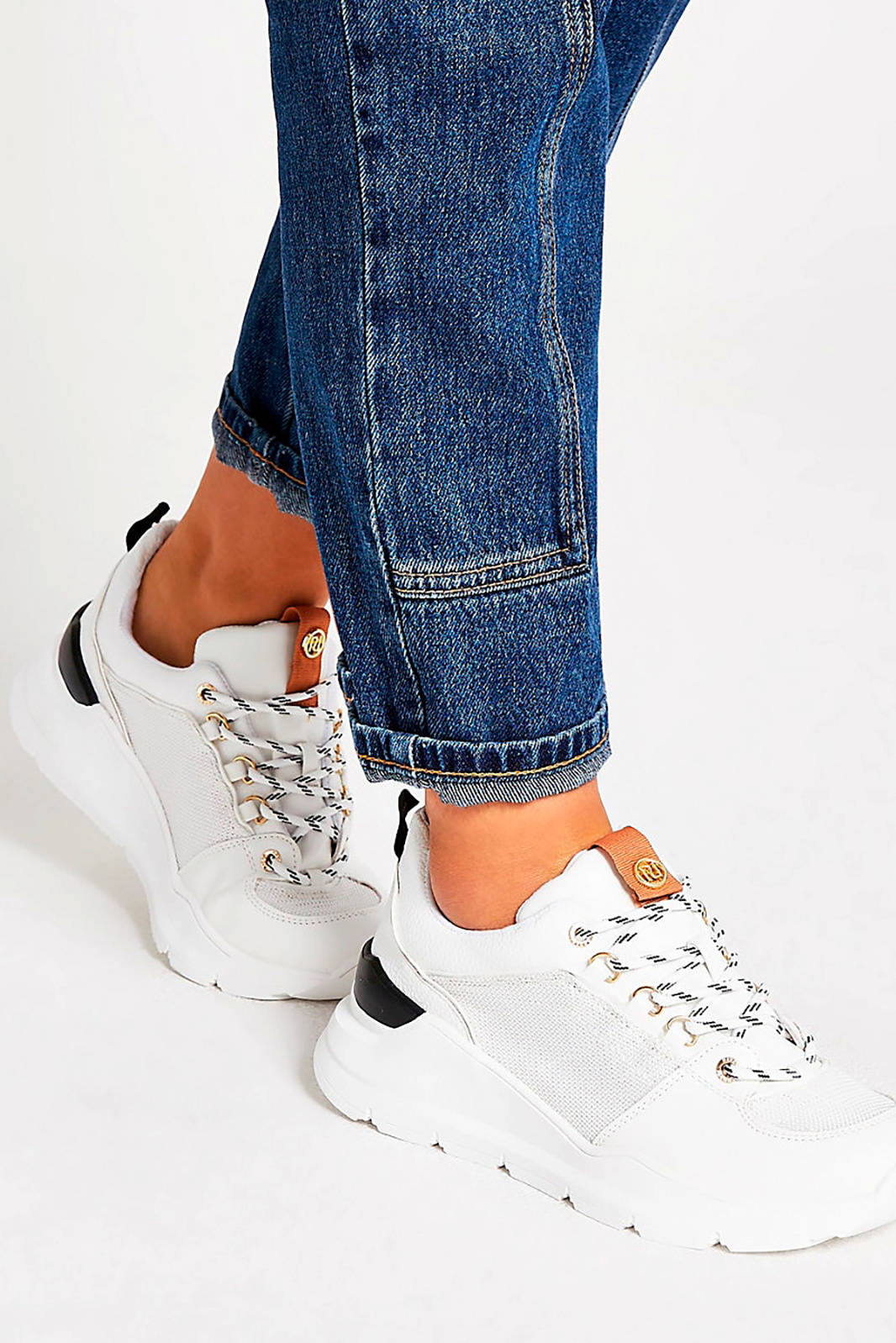 river island sneakers wit