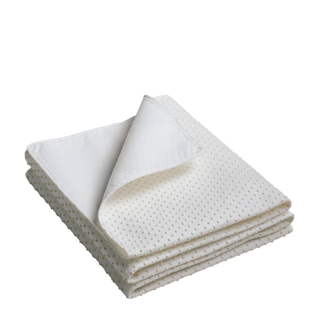 Polydaun matrasbeschermer, Wit