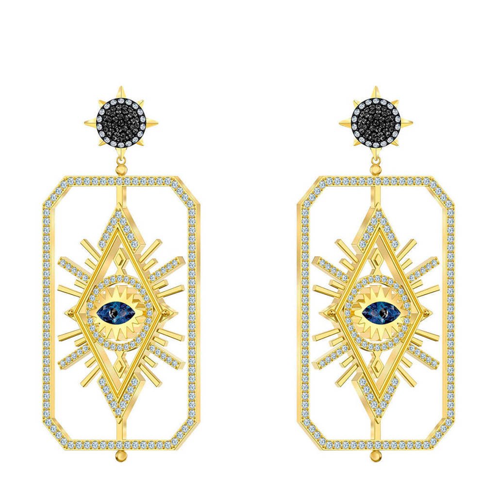 Swarovski oorbellen Tarot goudkleurig, Goudkleurig