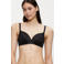 Triumph voorgevormde T-shirt-bh met beugel Body Make-Up Soft Touch zwart