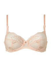 thumbnail: Triumph Florale niet-voorgevormde beugelbh Peony zalmroze