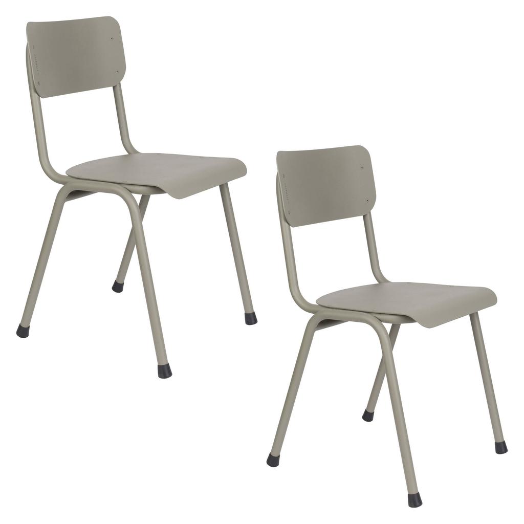 Zuiver Back to School tuinstoel (set van 2)