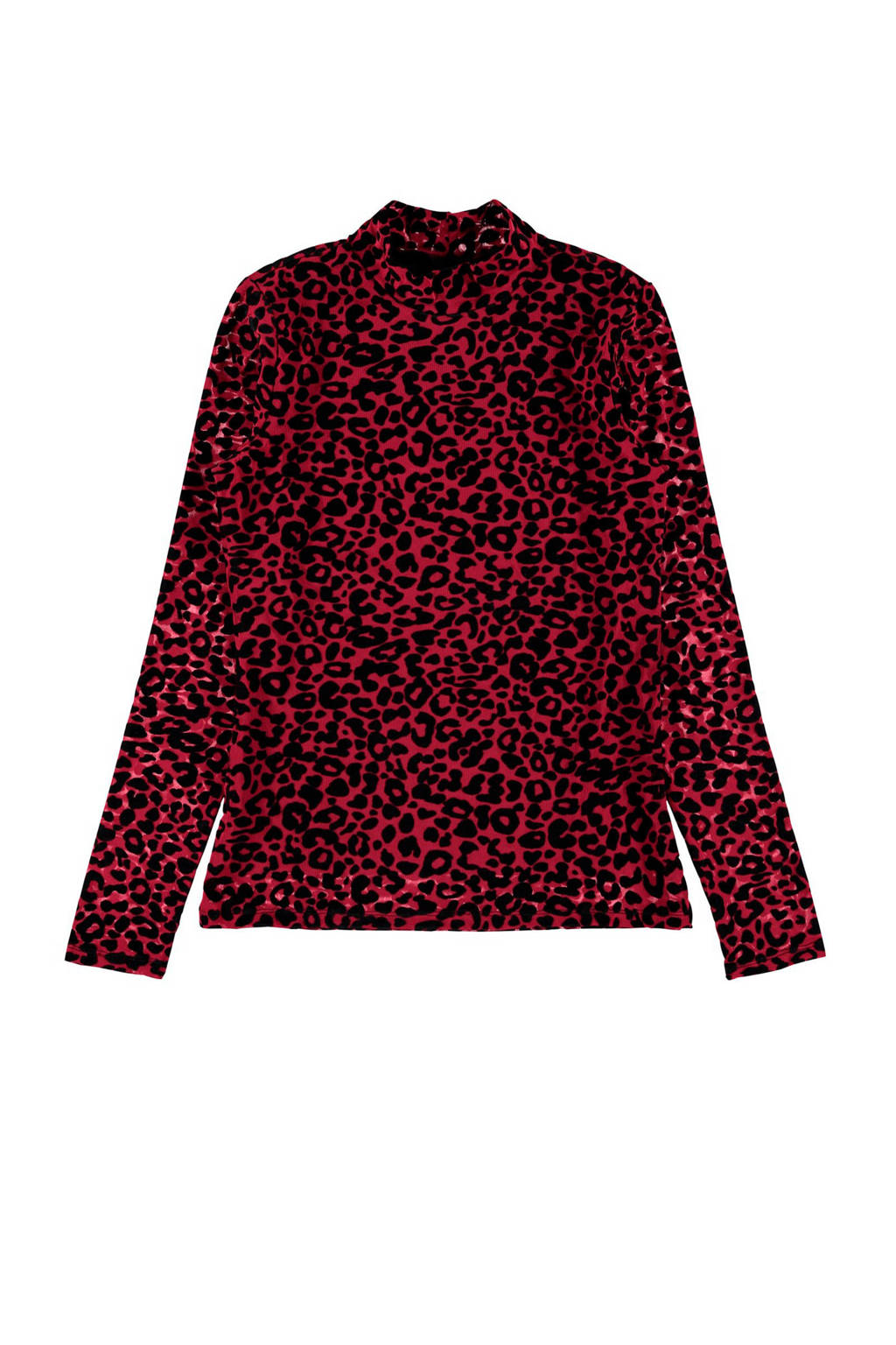 LMTD top Remedy met panterprint rood, Rood