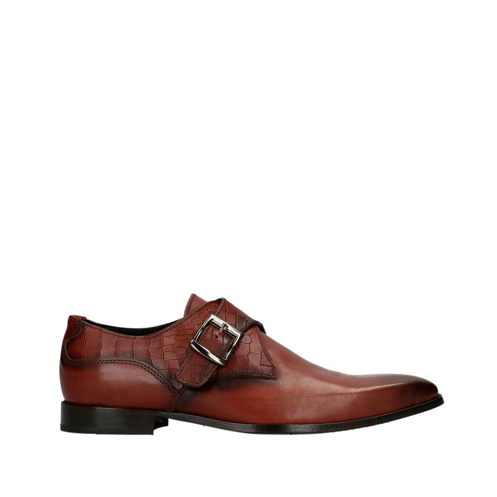 Bruine heren Black Label leren gespschoenen
