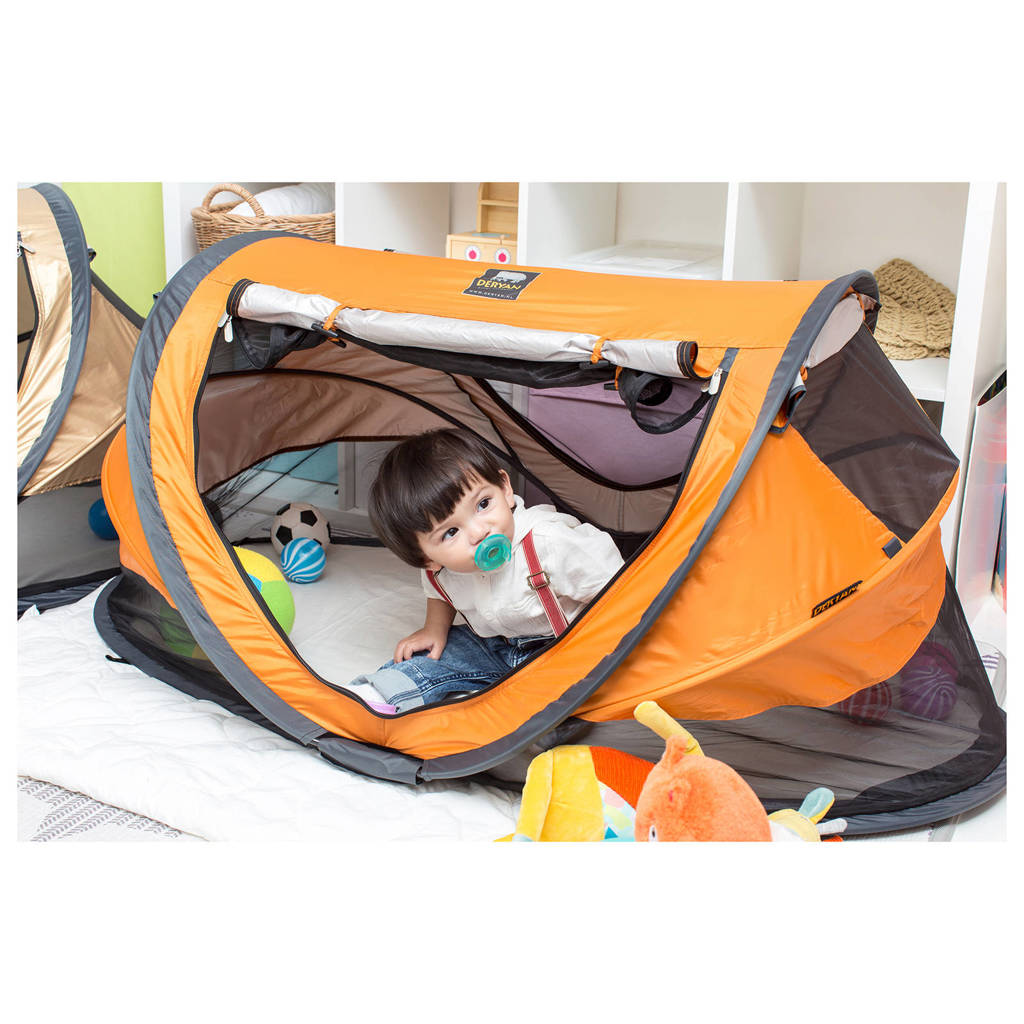 Shipley Overgave segment Deryan peuter luxe - campingbedje - orange - 2020 | wehkamp