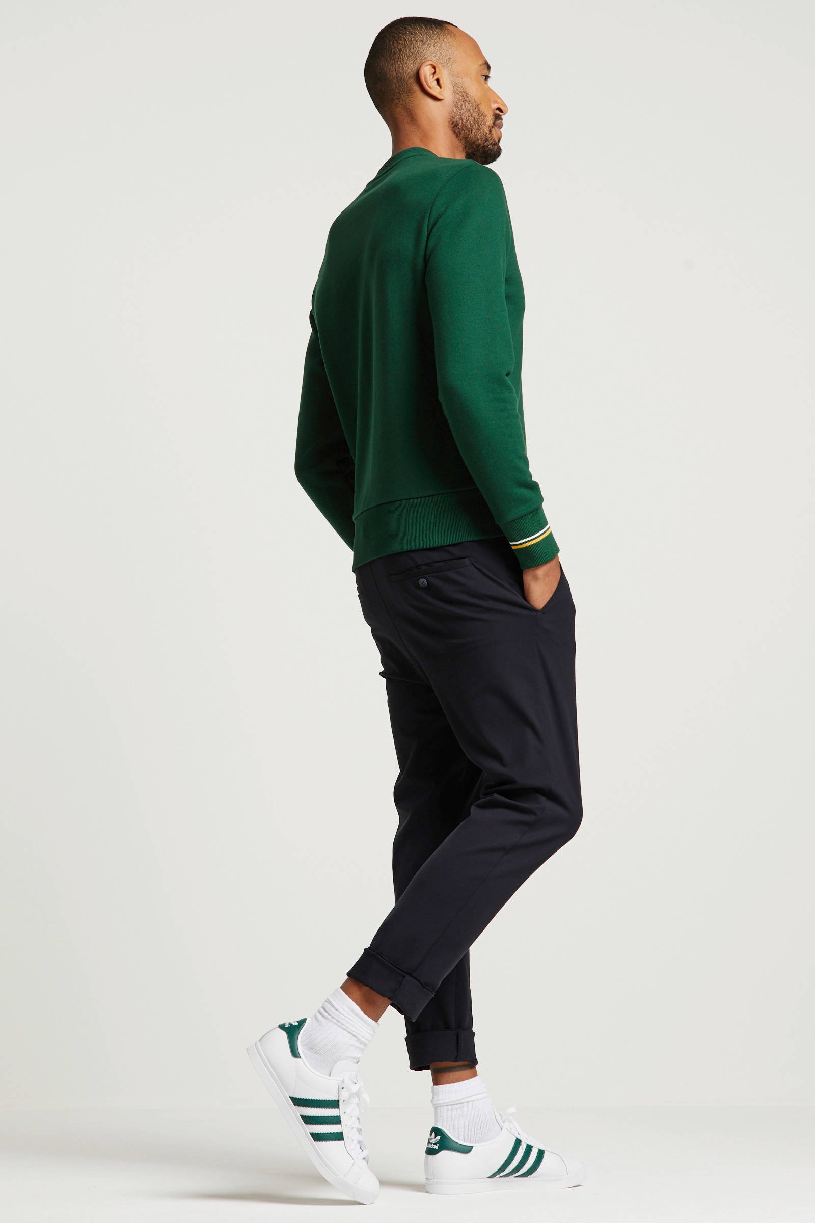 Fred Perry trui met logo | wehkamp Trui Fred Perry ronde hals groen