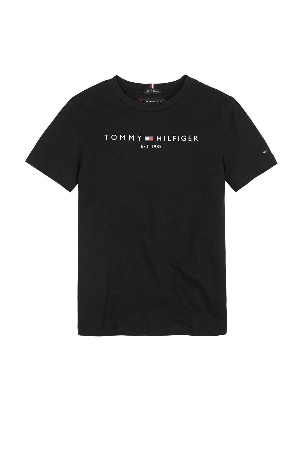 Tommy Hilfiger T Shirt Met Logo Zwart Wehkamp