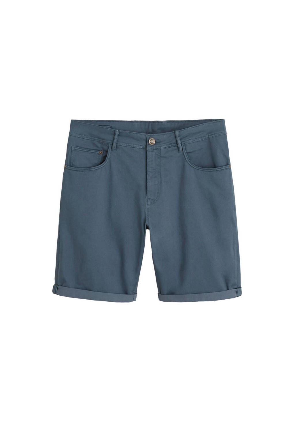 Mango Man regular fit bermuda, Donkerblauw