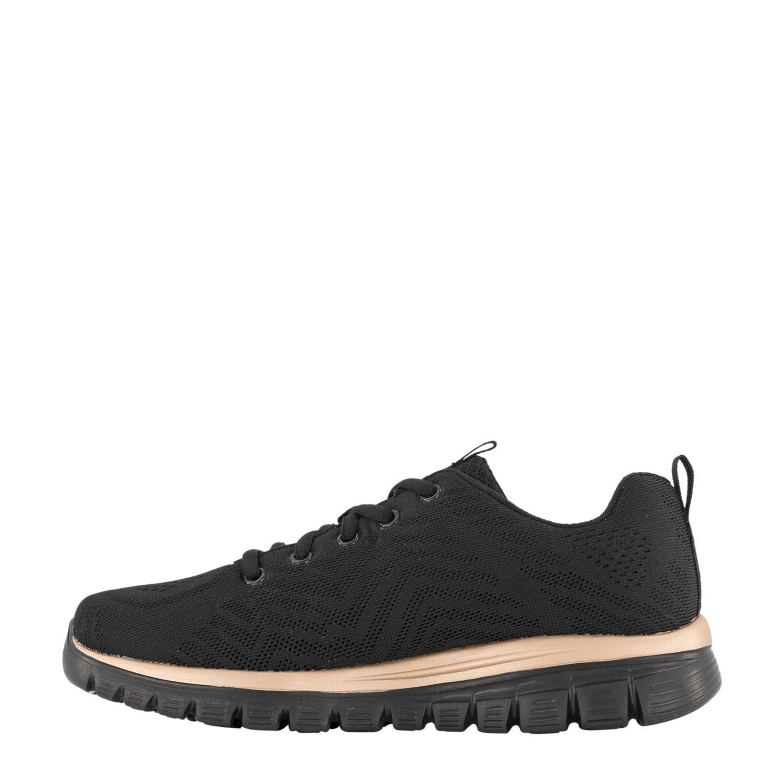 Skechers dames zwart discount sale