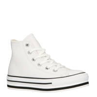 Wit en zwarte meisjes Converse Chuck Taylor All Star Platform EVA Hi leren sneakers met plateauzool met veters