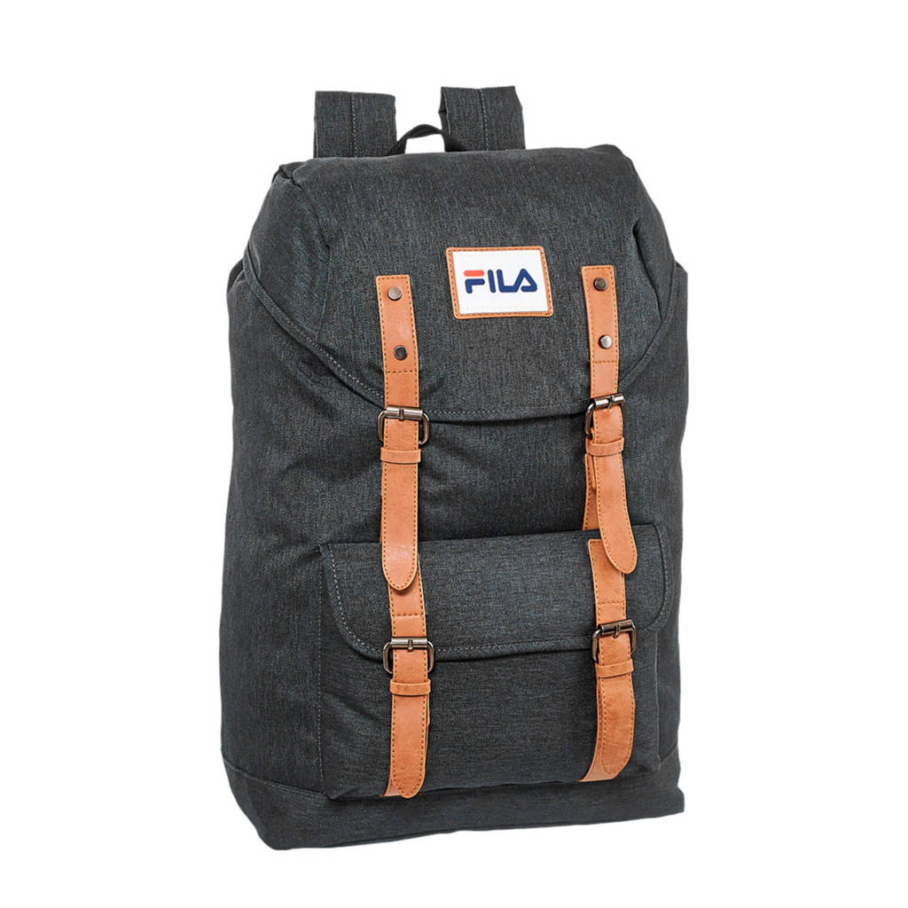 Fila rugzak grijs, Grijs/ecru