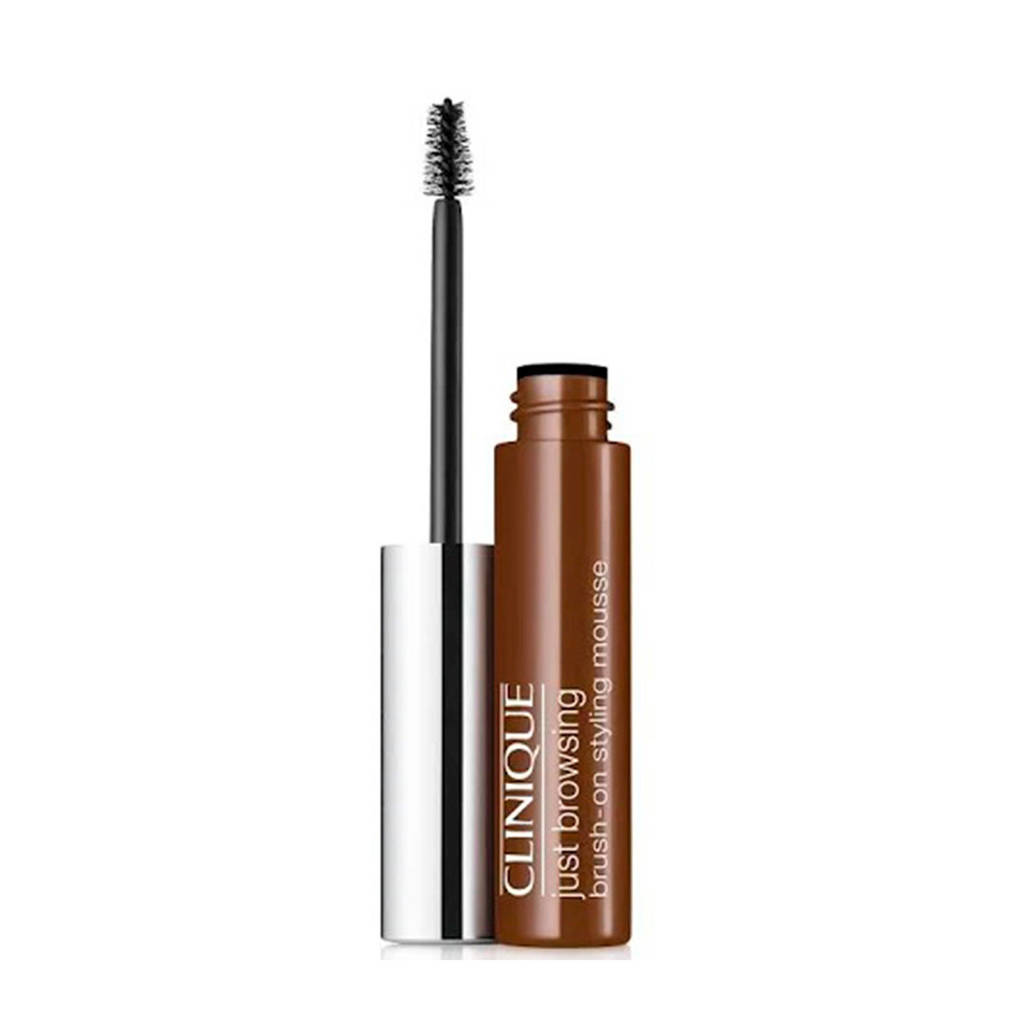 Clinique Brush-On Gel Styling Mousse wenkbrauwgel - 03 Deep Brown, 03 Deep brown