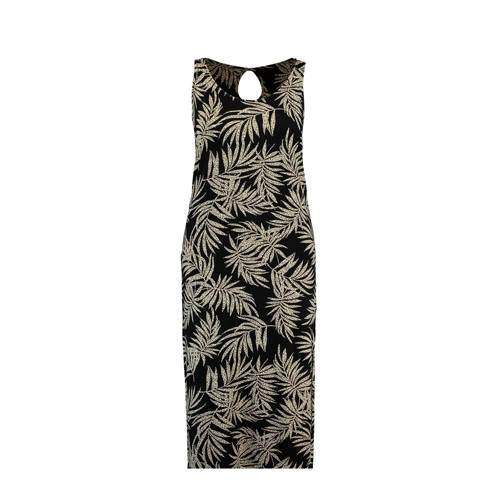 MS Mode jersey maxi jurk met glinterprint MS Mode jersey maxi jurk met glinterprint