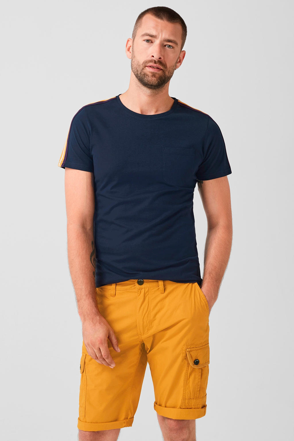 S.Oliver Relaxed Fit Algodón Bermudas Cargo Relaxed Fit S.Oliver Para Hombre - Algodón Con Elastano