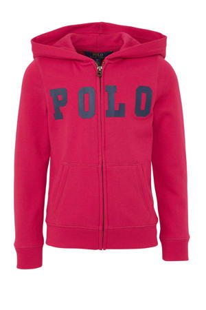 vest met logo roze