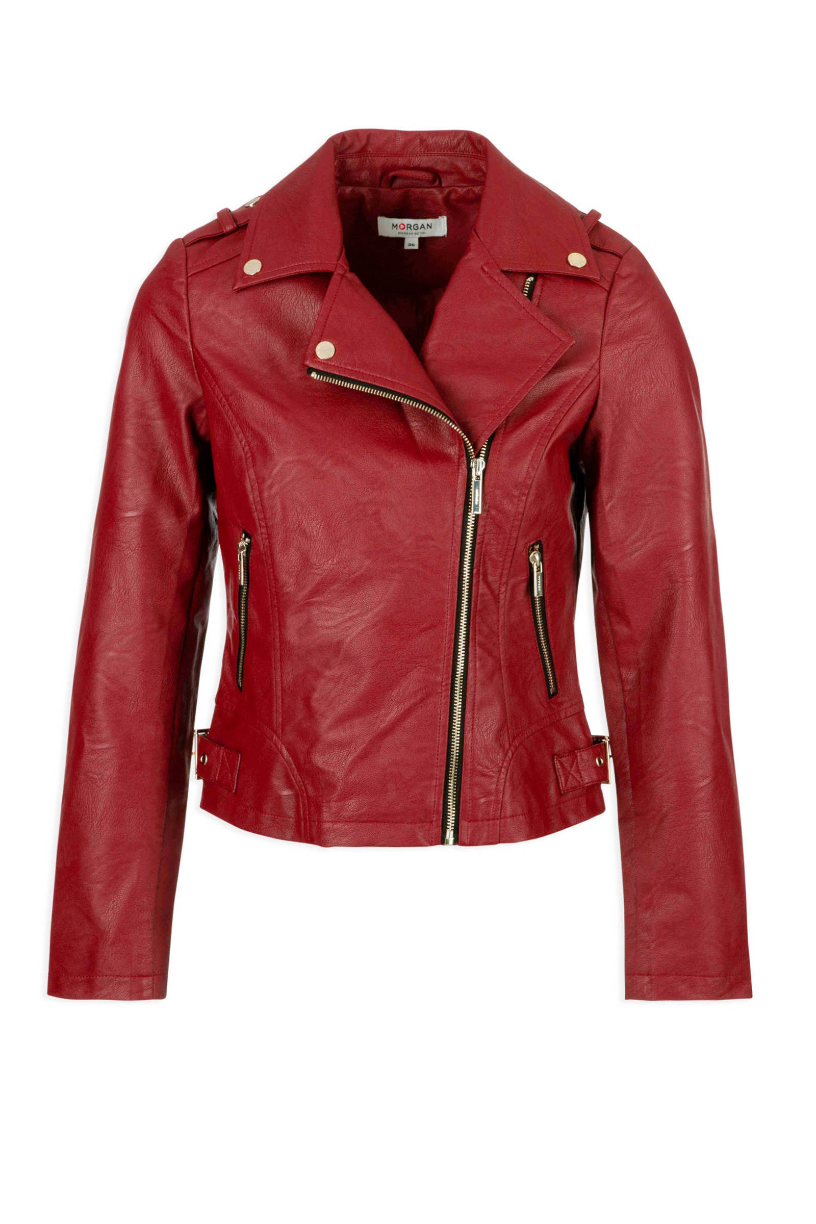 imitatieleren bikerjack donkerrood imitatieleren bikerjack donkerrood