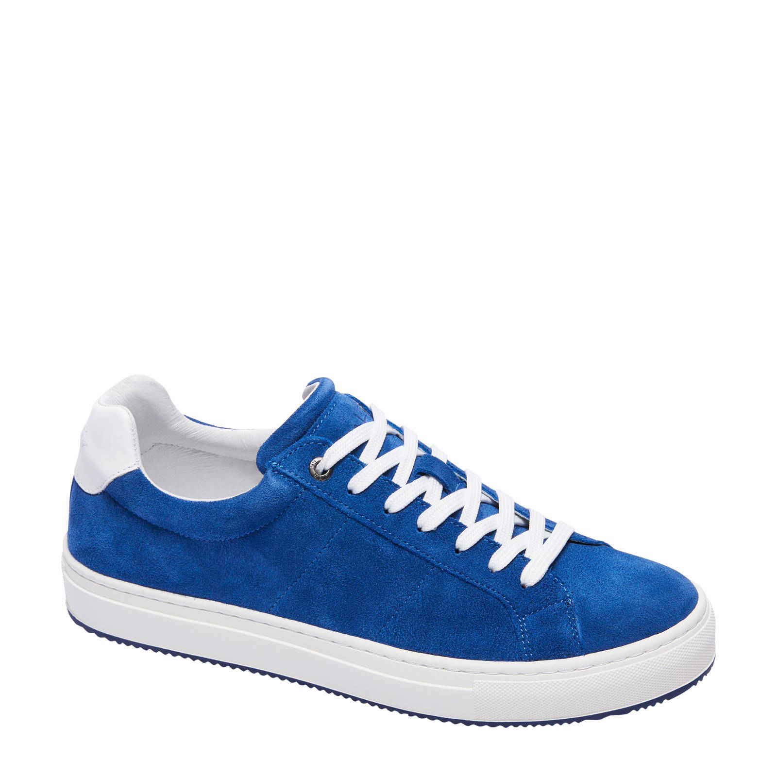Van Lier suède sneakers blauw | wehkamp