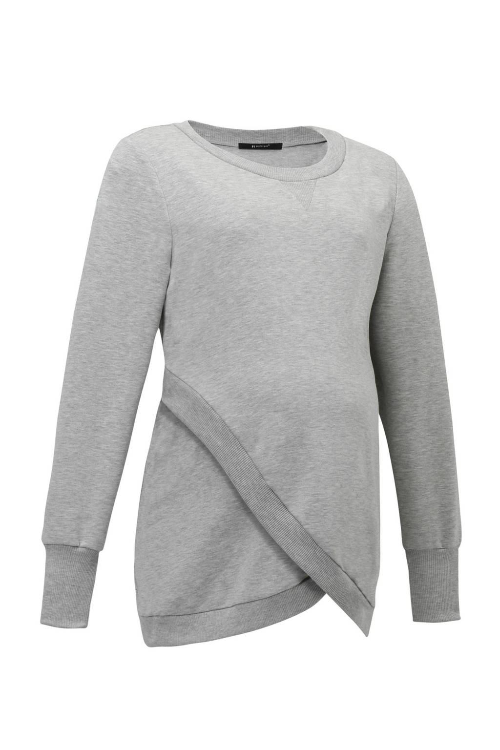 9Fashion zwangerschapssweater grijs, Grijs