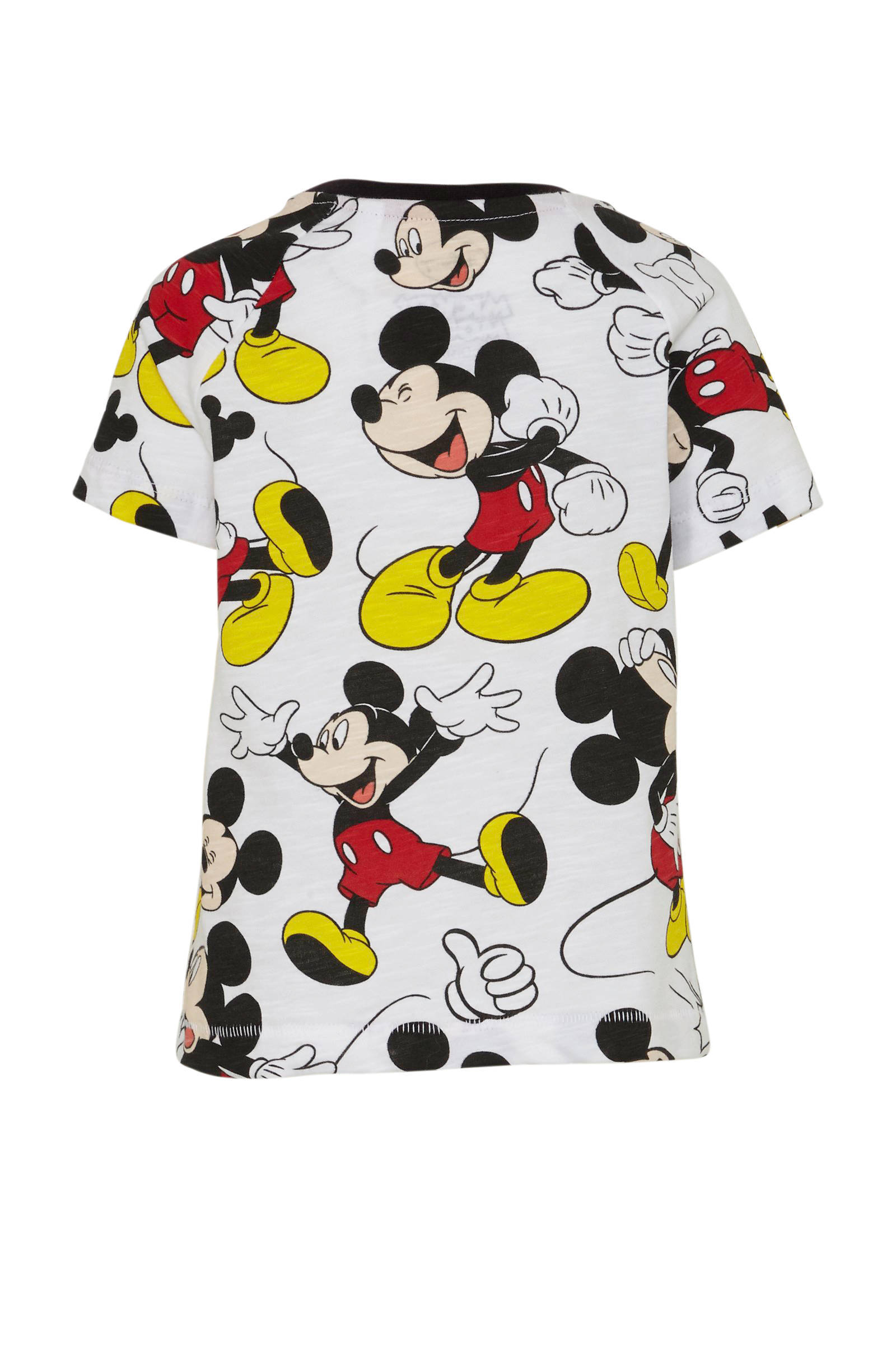 Disney @ C&A Mickey Mouse T shirt van biologisch katoen wit Disney @ C&A Mickey Mouse T shirt | wehkamp