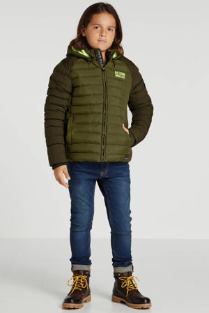 winterjas Twan army groen
