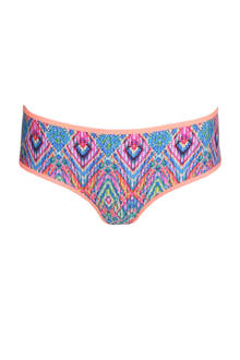 bikinibroekje India met all over print blauw