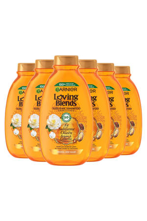 Argan & Cameliaolie shampoo - 6 x 300 ml - voordeelverpakking