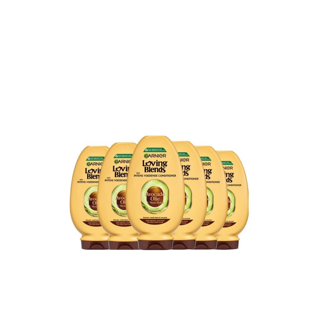 Garnier Loving Blends Avocado Olie & Karite Boter conditioner - 6x 250 ml - voordeelverpakking