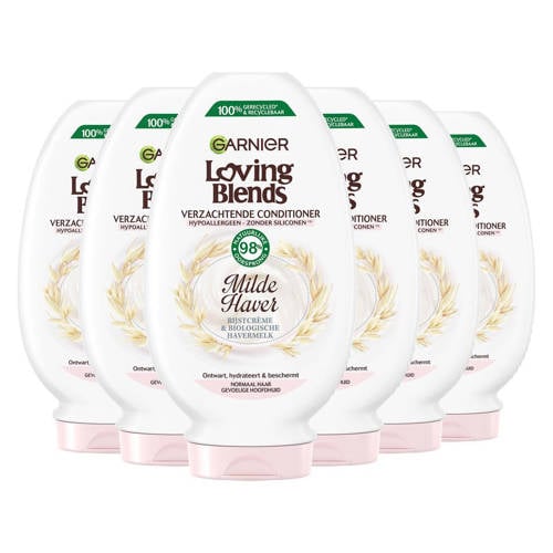 Garnier Loving Blends Milde Haver conditioner - 6 x 250 ml - voordeelverpakking afbeelding