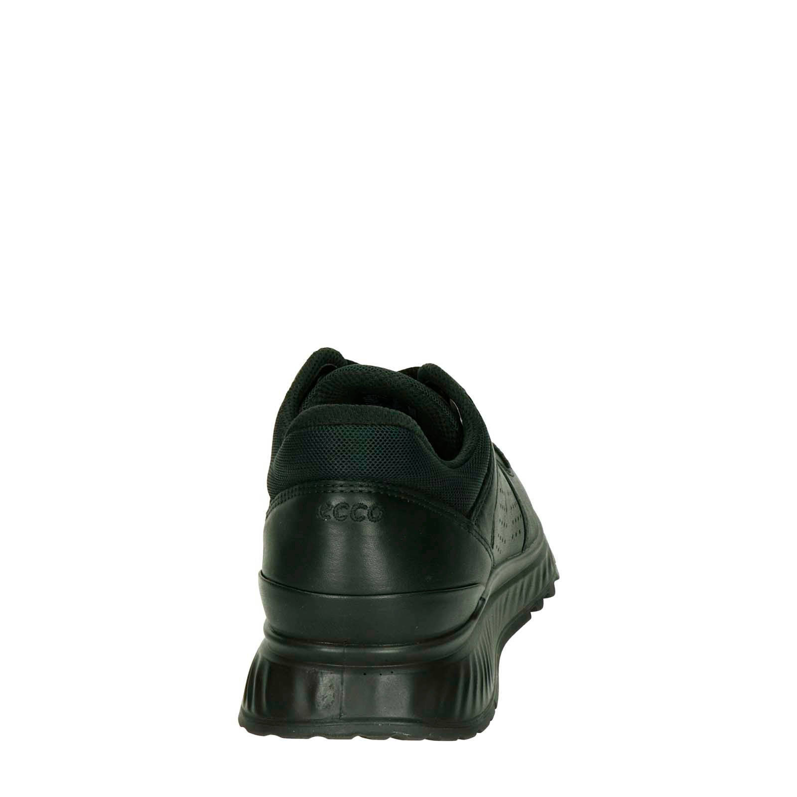 Ecco Exostride comfort leren sneakers zwart | wehkamp