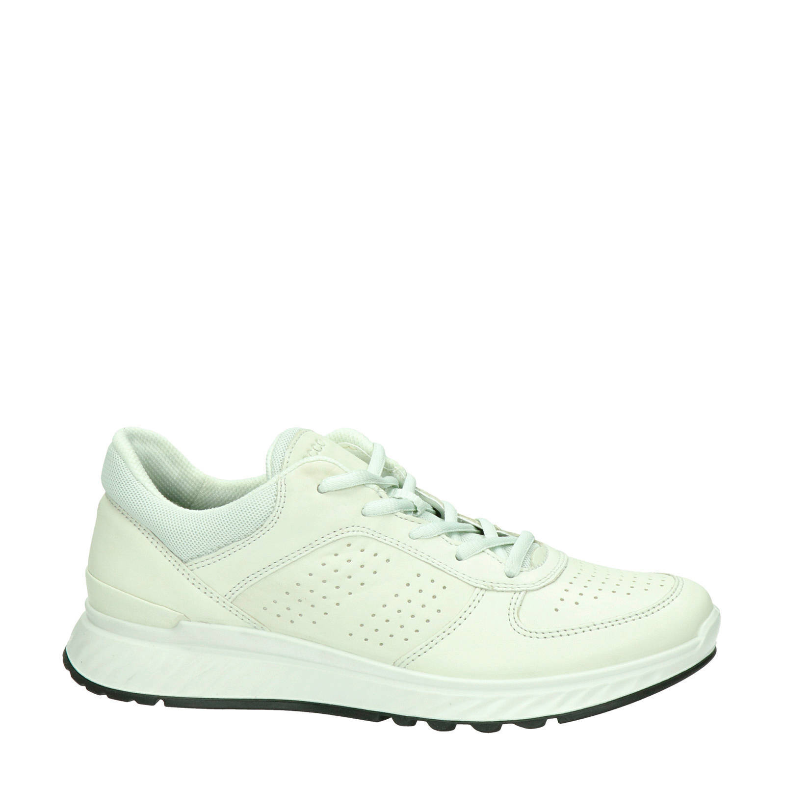 Ecco Exostride comfort leren sneakers off white | wehkamp