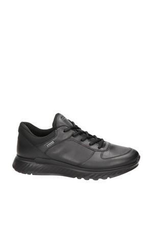 Exostride leren veterschoenen zwart