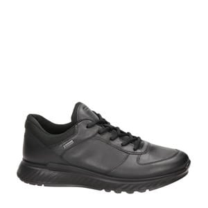 Exostride leren veterschoenen zwart