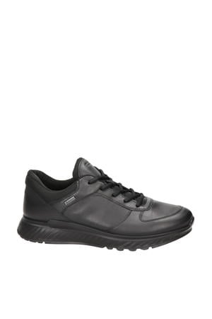 Exostride leren veterschoenen zwart