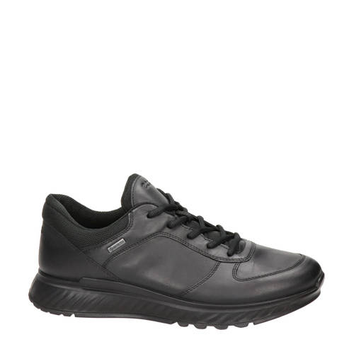 Ecco Exostride leren veterschoenen zwart afbeelding