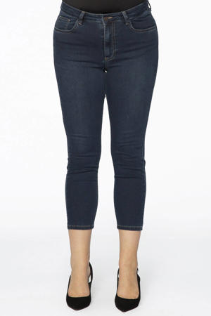 cropped high waist skinny jeans dark denim