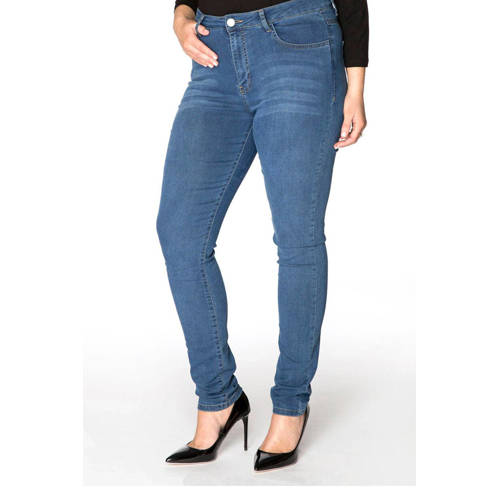 YOEK high waist shaping skinny jeans light denim afbeelding