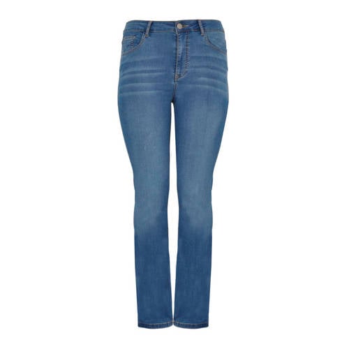 YOEK high waist straight leg jeans lichtblauw afbeelding