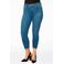 YOEK cropped high waist skinny jeans light denim
