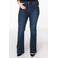YOEK high waist flared jeans dark denim
