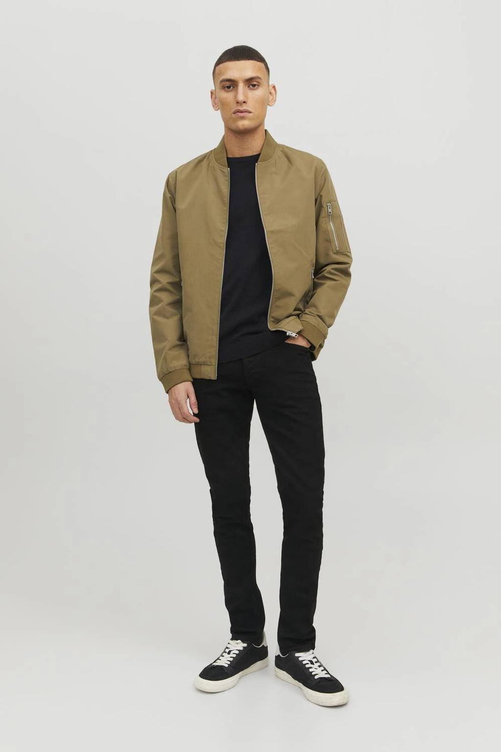 JACK & JONES ESSENTIALS pullover gebreid zwart