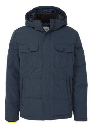 winterjas donkerblauw