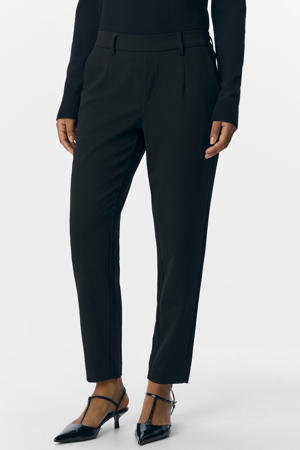 slim fit pantalon OBJLISA zwart