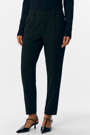 slim fit pantalon OBJLISA zwart